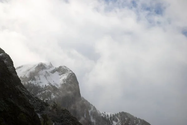 Ośnieżone Szczyty Canfranc Valley Pirenejach Huesca Aragonia Hiszpania — Zdjęcie stockowe