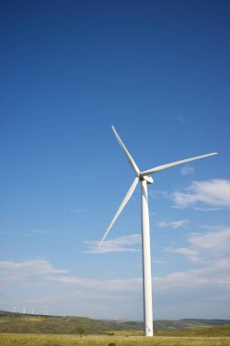 Yel değirmeni elektrik enerjisi üretim, Soria Province, Castilla Leon, İspanya için.