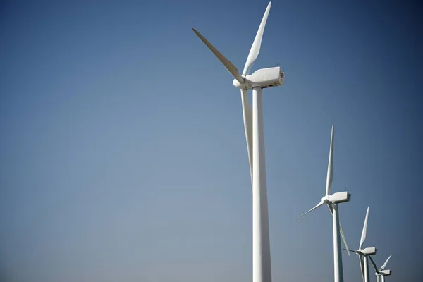 Windmills Electric Power Production Pozuelo Aragon Zaragoza Aragon Spain — Stock Photo, Image