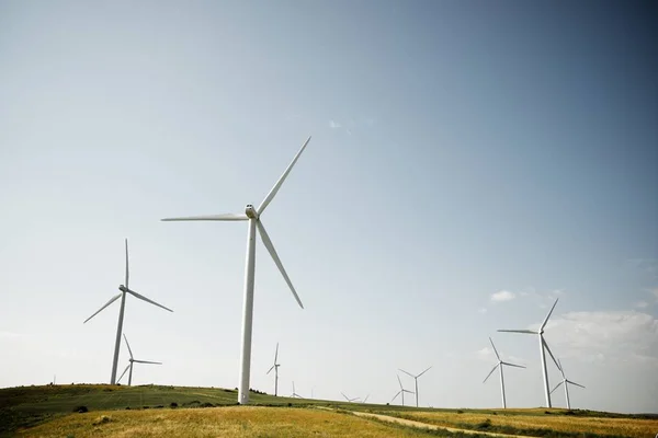 Windmills Electric Power Production Soria Province Castilla Leon Spain — Stock Photo, Image