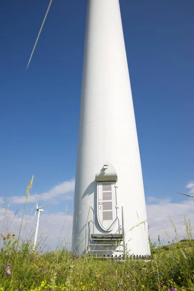 Ветряные Мельницы Производства Электроэнергии Провинция Сория Кастилья Леон Испания — стоковое фото