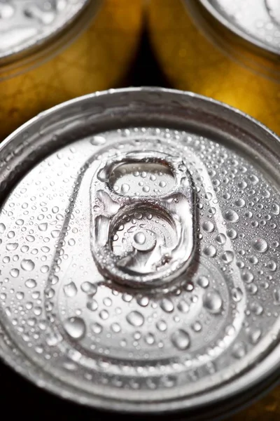 Detail Group Beer Cans — Stock Photo, Image