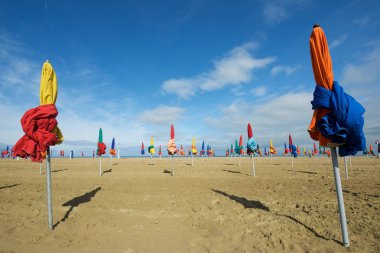 Deauville beach Normandy, Fransa için.