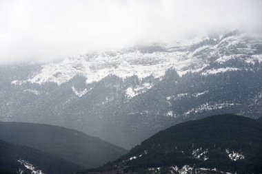 Oroel dağın Pyrenees, Jaca, Aragon, Huesca, İspanya.