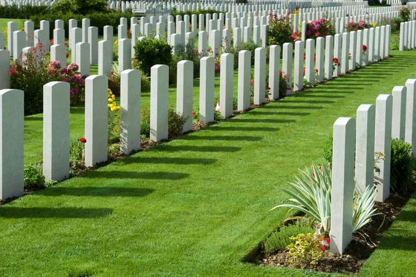 バイユー ノルマンディー フランスでイギリスの墓地 — ストック写真