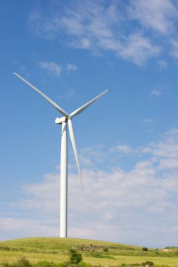 Yel değirmeni elektrik enerjisi üretim, Soria Province, Castilla Leon, İspanya için.
