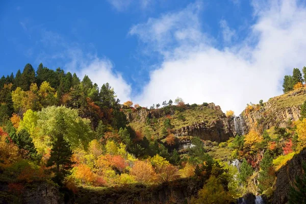 Sonbahar Ordesa Ulusal Parkı Pireneler Huesca Aragon Spanya — Stok fotoğraf