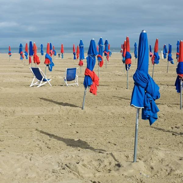 Довіль Пляжі Нормандії Франції — стокове фото