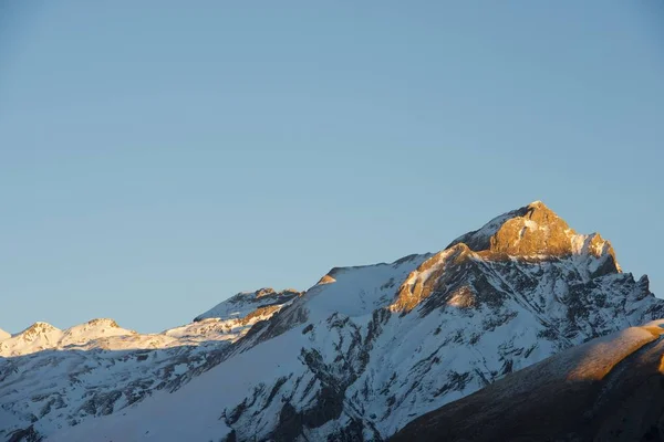 Schneebedeckter Gipfel Tendenera Berge Tenta Tal Panticosa Aragon Huesca Spanien — Stockfoto