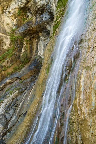Sorrosal Vattenfall Broto Pyrenéerna Huesca Provinsen Aragonien Spanien — Stockfoto