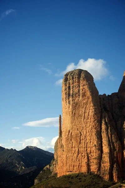 Riglos Berge Bekannt Als Mallos Riglos Riglos Huesca Provinz Aragon — Stockfoto