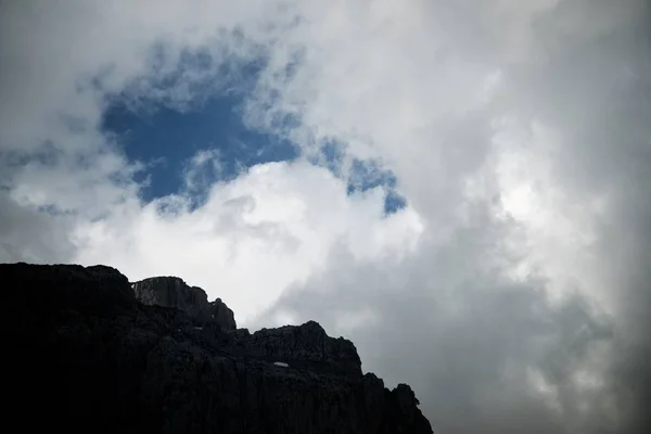 Hills Clouds Pyrenees Spain — Stock Photo, Image