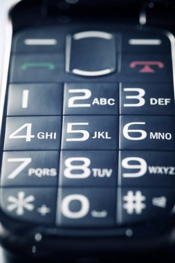 Eski bir cep telefonu Close-up.
