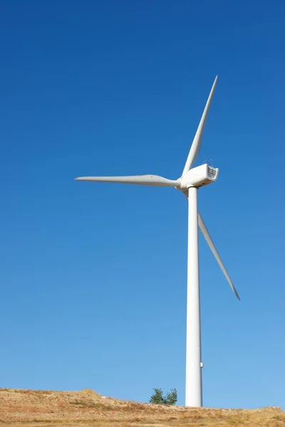 Windmühle Zur Stromerzeugung Provinz Zaragoza Aragon Spanien — Stockfoto