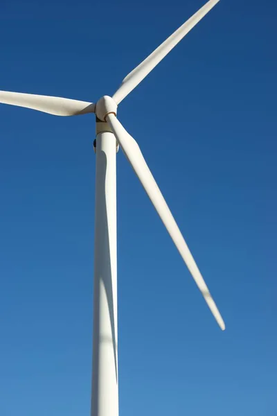 Windmolen Voor Productie Van Elektrische Energie Zaragoza Provincie Aragon Spanje — Stockfoto