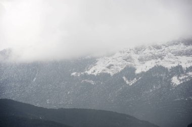 Oroel dağın Pyrenees, Jaca, Aragon, Huesca, İspanya.