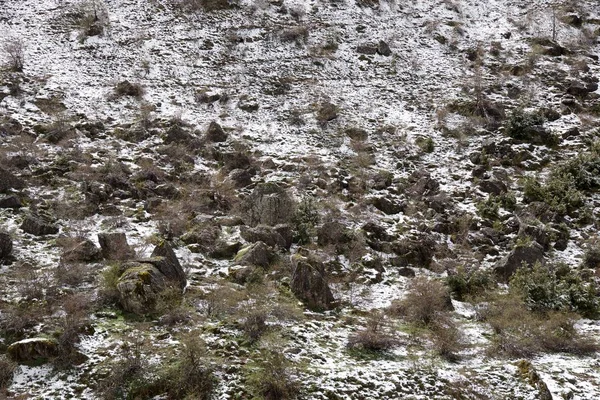 Zasněžené Kopce Canfranc Valley Pyreneje Huesca Aragon Španělsko — Stock fotografie