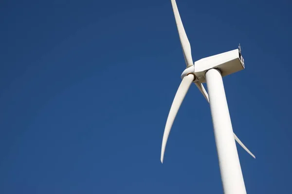 Ветряная Мельница Производства Электроэнергии Провинция Сарагоса Арагон Испания — стоковое фото