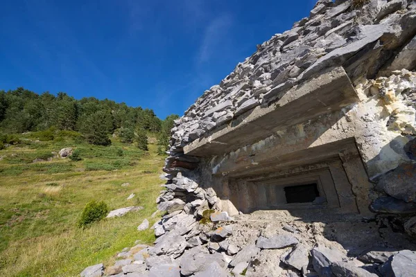 Bunker Dans Vallée Canfranc Pyrénées Espagne — Photo