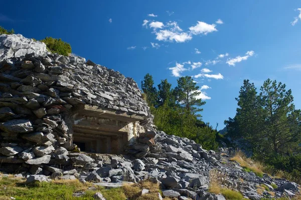 Bunker Valle Canfranc Pirineos España — Foto de Stock