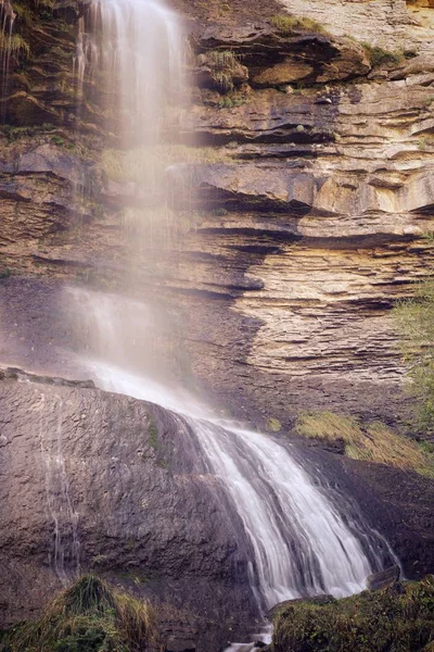 Cascada Sorrosal Broto Pirineos Provincia Huesca Aragón España — Foto de Stock