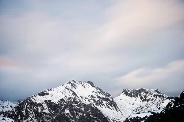 Pics Enneigés Dans Vallée Aspe Pyrénées France — Photo