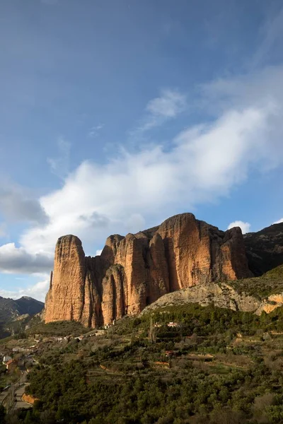 Riglos Bergen Bekend Als Mallos Riglos Riglos Provincie Huesca Aragon — Stockfoto