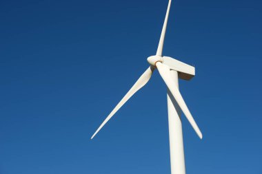 Rüzgar Türbini elektrik enerjisi üretim, zaragoza Eyaleti, aragon, İspanya.