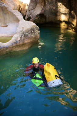 Oscuros del Balcez Kanyonu, Guara Dağları, Huesca, Aragon, İspanya.