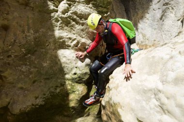 Oscuros del Balcez Kanyonu, Guara Dağları, Huesca, Aragon, İspanya.