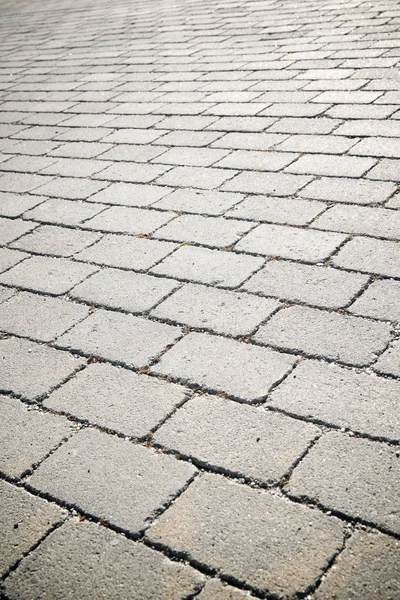 Fußboden Einer Straße Mit Steinfliesen — Stockfoto