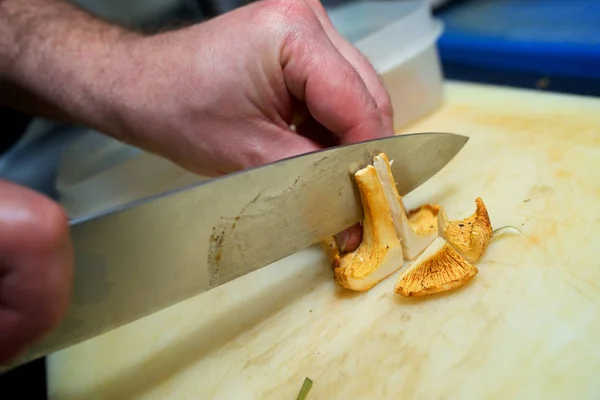 Preparation Vegetables Restaurant — Stock Photo, Image