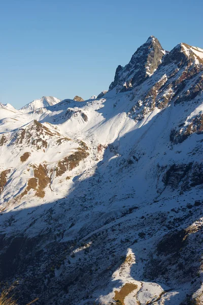 Szczyty Canfranc Valley Pirenejów Aragon Prowincja Huesca Hiszpania — Zdjęcie stockowe