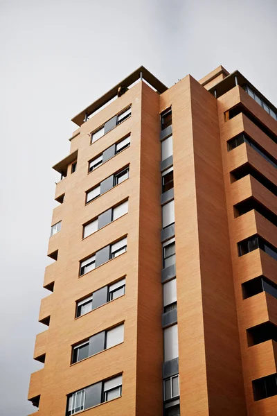 Vista Fachada Edifício Moderno Zaragoza Espanha — Fotografia de Stock