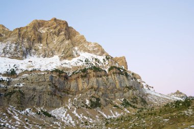 Telera tepe, Partacua dağlar, Tena Valley, Aragon, Huesca, İspanya.