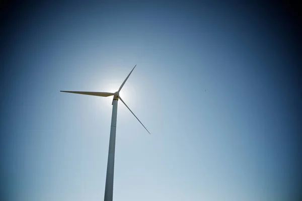 Windmühle Zur Stromerzeugung Provinz Zaragoza Aragon Spanien — Stockfoto