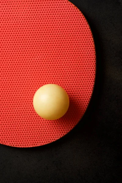 Bola Raqueta Para Jugar Ping Pong — Foto de Stock