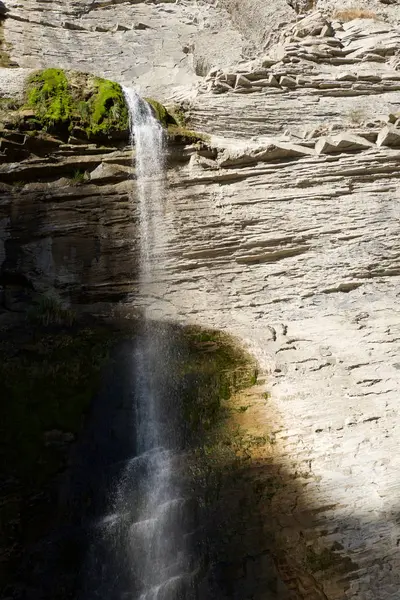 Sorrosal Wasserfall Broto Pyrenäen Huesca Provinz Aragon Spanien — Stockfoto