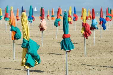 Deauville beach görünümü