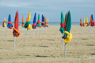 Deauville beach görünümü