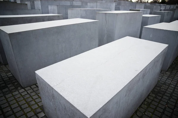 Widok pomnika Holocaustu — Zdjęcie stockowe