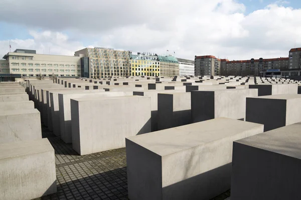 Holocaust Memorial weergave — Stockfoto