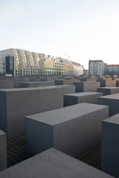 Holocaust Memorial weergave — Stockfoto