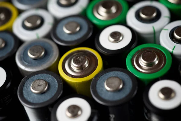 Baterias pequenas vista — Fotografia de Stock