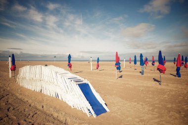 Deauville beach görünümü