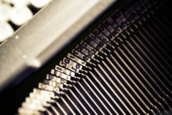 Vieja máquina de escribir vista —  Fotos de Stock