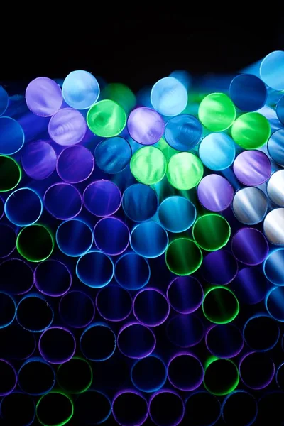 Bere cannucce di plastica — Foto Stock