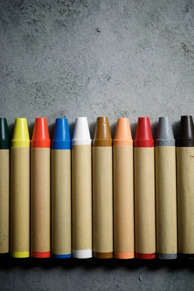Lápices de cera de colores — Foto de Stock