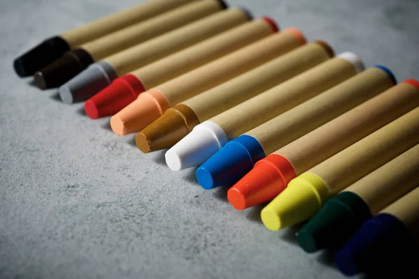 Crayons de cire colorés — Photo