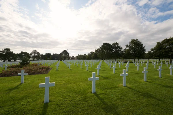 Cmentarz w Normandii — Zdjęcie stockowe